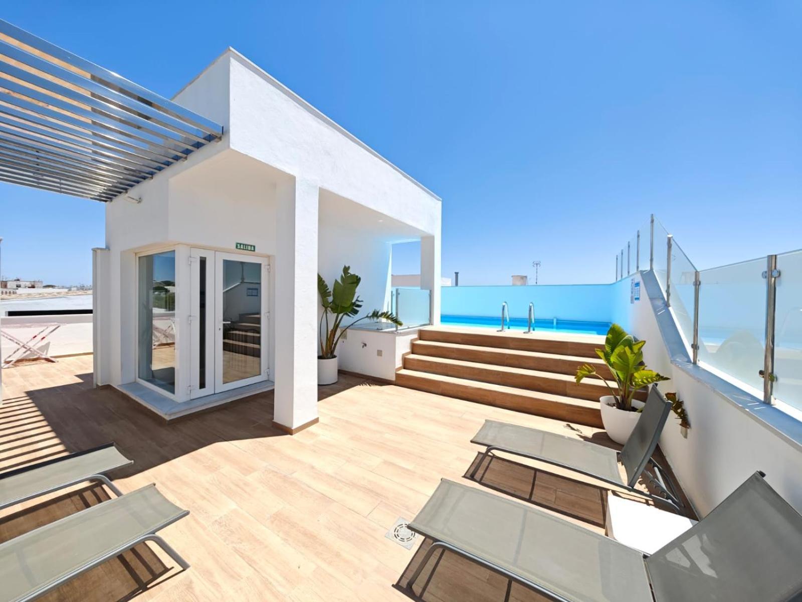 Apartamento Nuevo En Planta Baja A Con Piscina Y Solarium Барбате Экстерьер фото