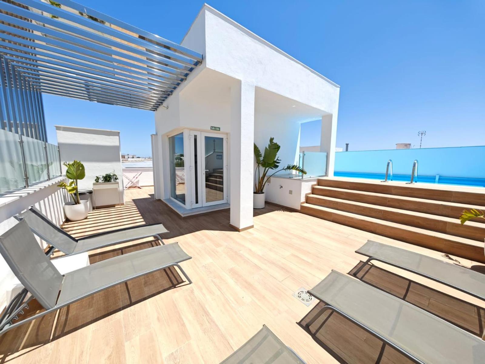 Apartamento Nuevo En Planta Baja A Con Piscina Y Solarium Барбате Экстерьер фото