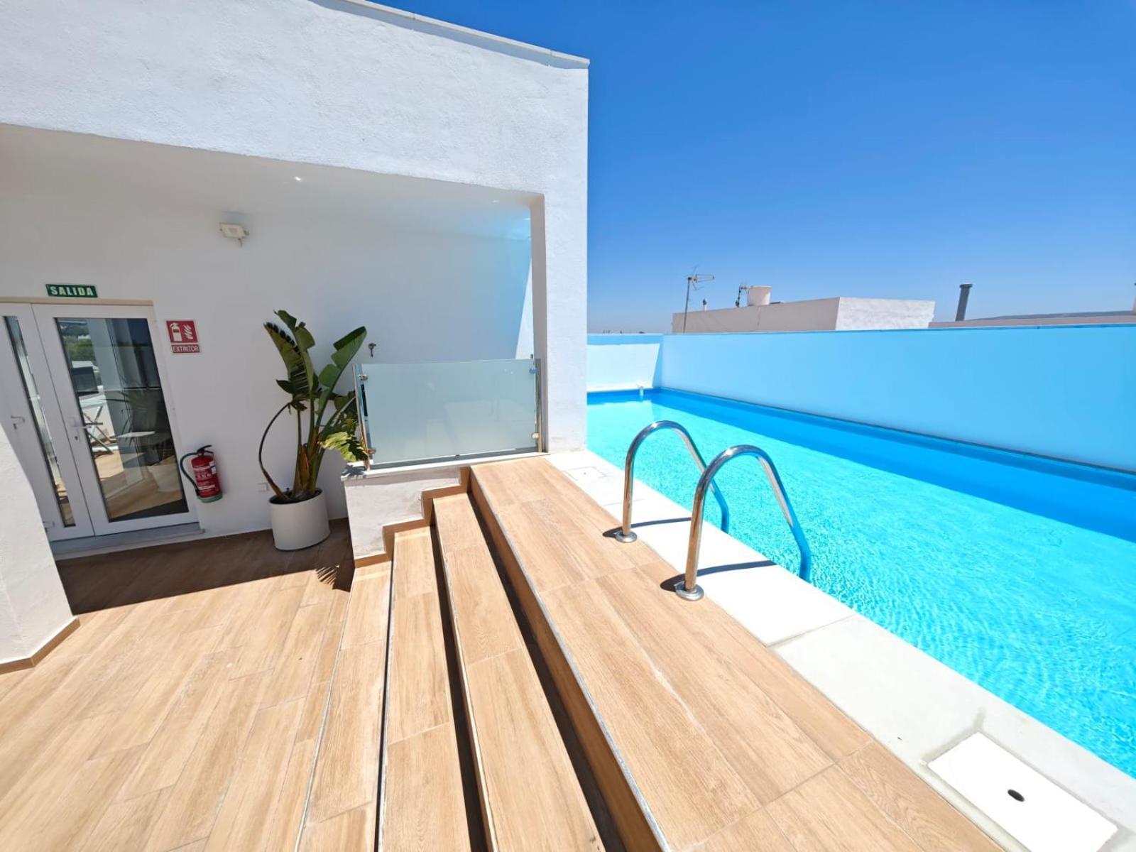 Apartamento Nuevo En Planta Baja A Con Piscina Y Solarium Барбате Экстерьер фото